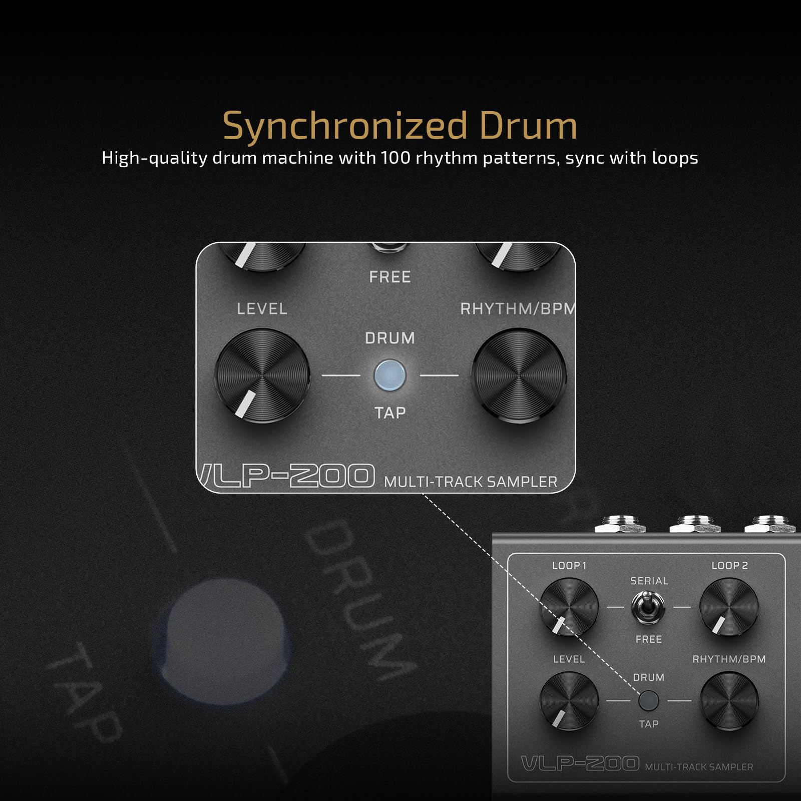 Amazon.com: VALETON Looper Pedal Dual Track Stereo Looper for