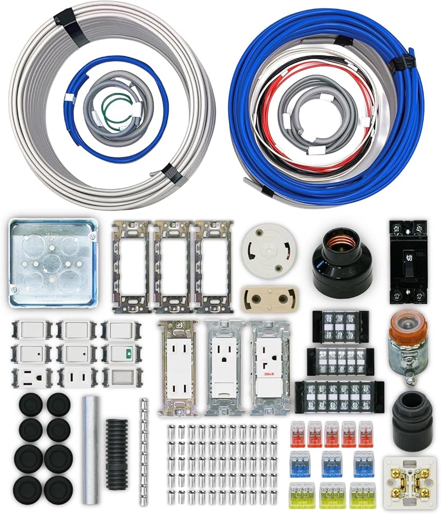 Amazon.co.jp: 電気工事士 2種 技能試験セット【2回練習分】(電線