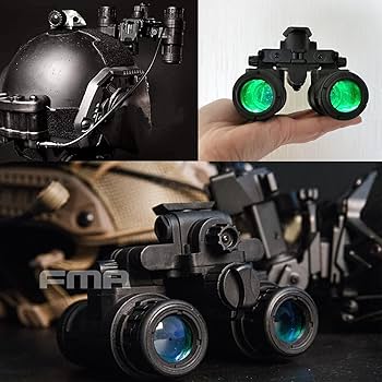Amazon.co.jp: fma戦術airsoftグリーンライトan / pvs31ヘルメット