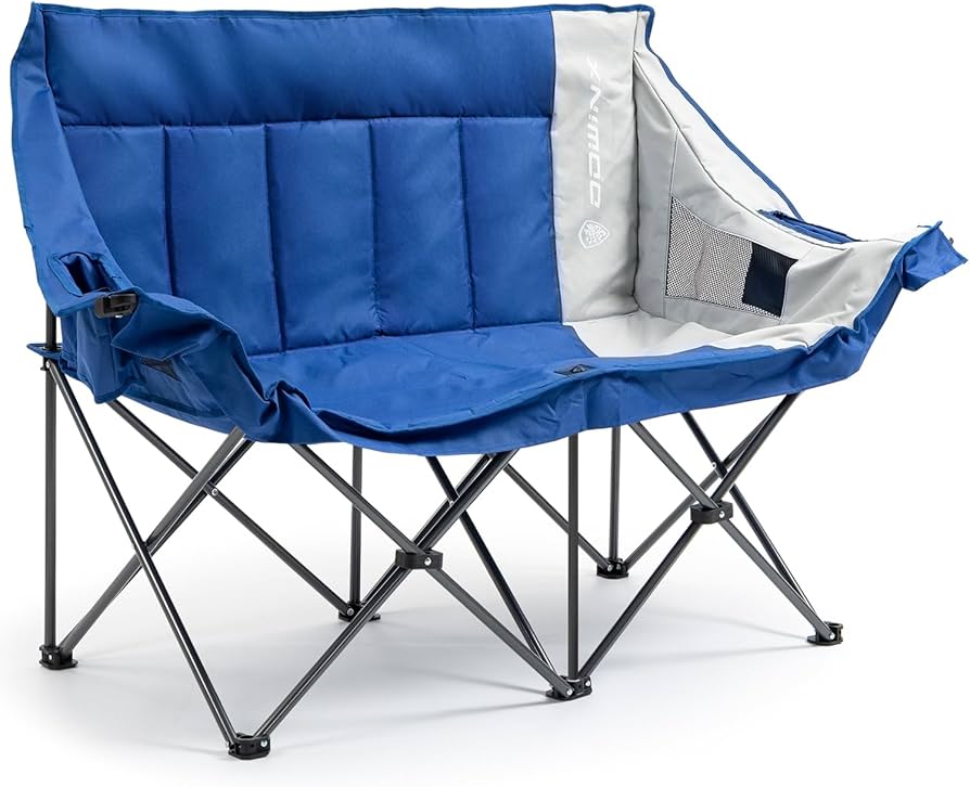 Amazon.com : Dowinx Double Camping Chair Loveseat with Cup Holders