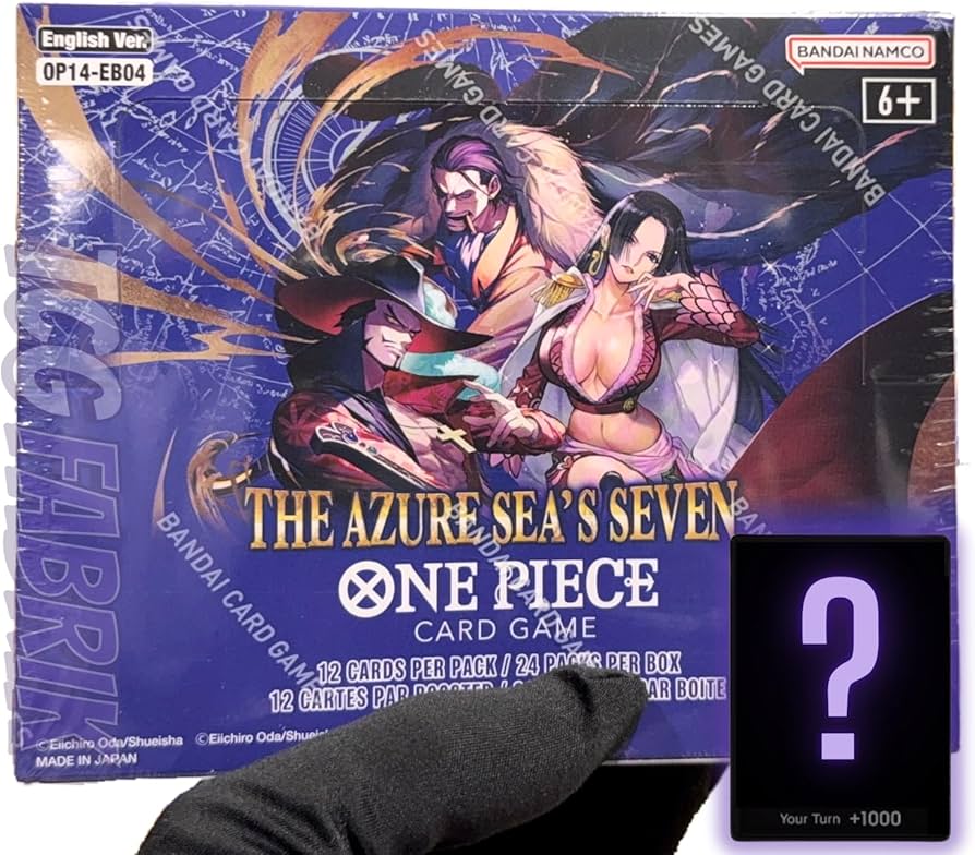 Amazon.com: OP14 The Azure SEA'S Seven Booster Box English OP-14