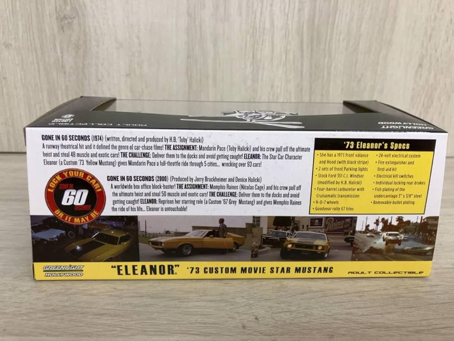 Amazon | グリーンライト 1/43 1973 フォード マスタング マッハ1