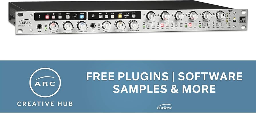 Amazon | audient オーディエント / ASP800 8CHマイク・プリアンプ