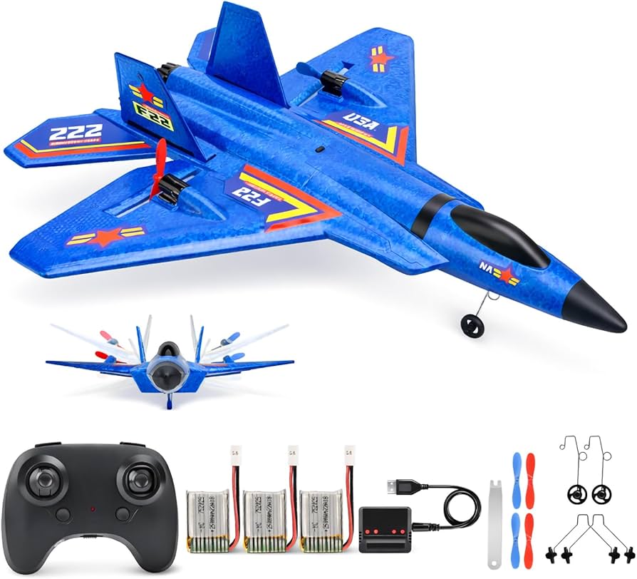 Amazon.com: ANTSIR Remote Control Plane F-22 Raptor, 2.4GHz