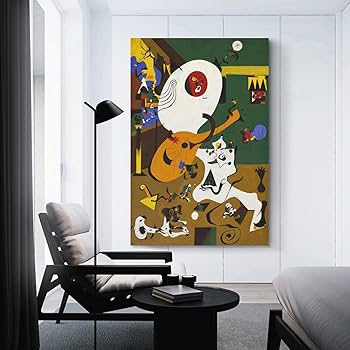 Amazon.co.jp: Joan Miro ジョアン・ミロ Dutch Interior I 芸術パネル