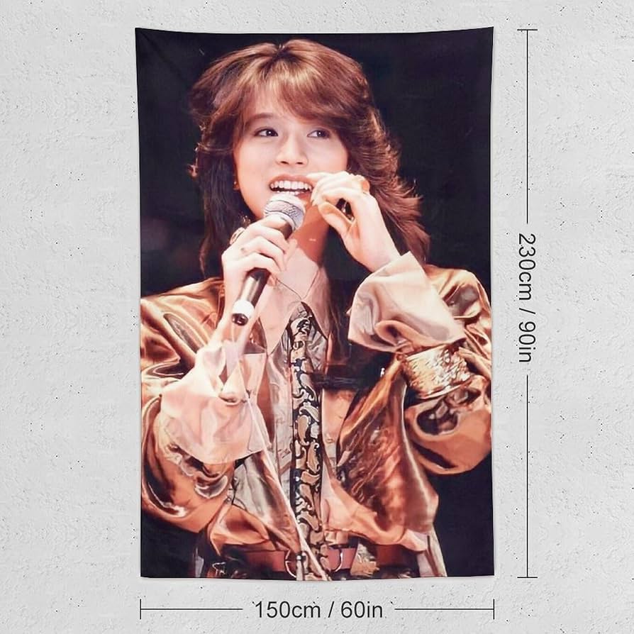 Amazon.co.jp: [Lisianthus] 中森明菜 タペストリー ポスター 壁飾り