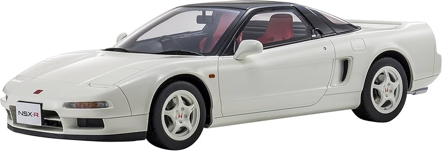 Amazon | samurai 1/12 ホンダ NSX Type R ホワイト 完成品 | ミニカー