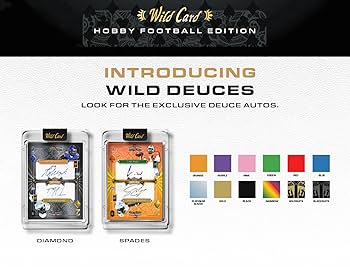Amazon.com: 2024 Wild Card Five Card Draw Stacked Deck Football