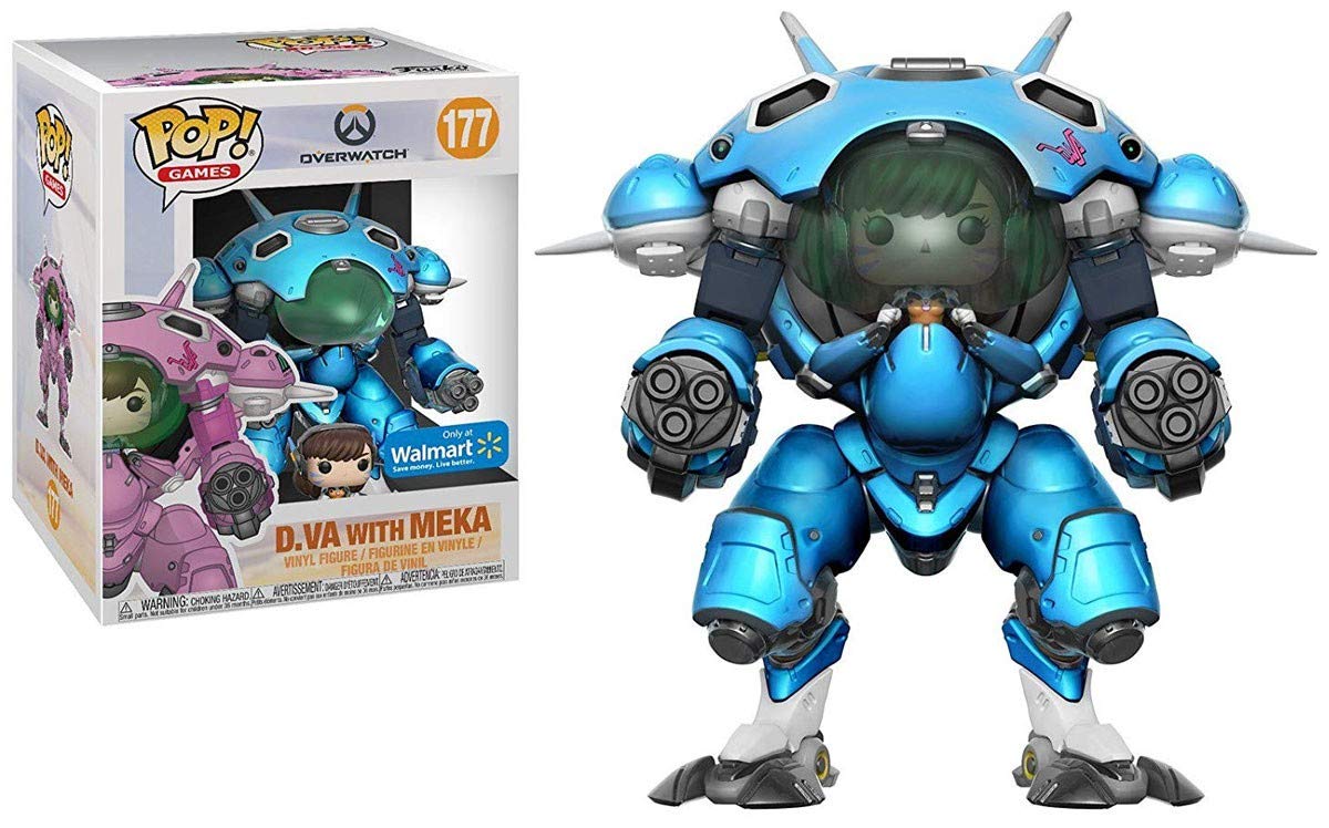 Amazon.com: Funko - Overwatch-D.Va & Mech Exclusive (Blueberry
