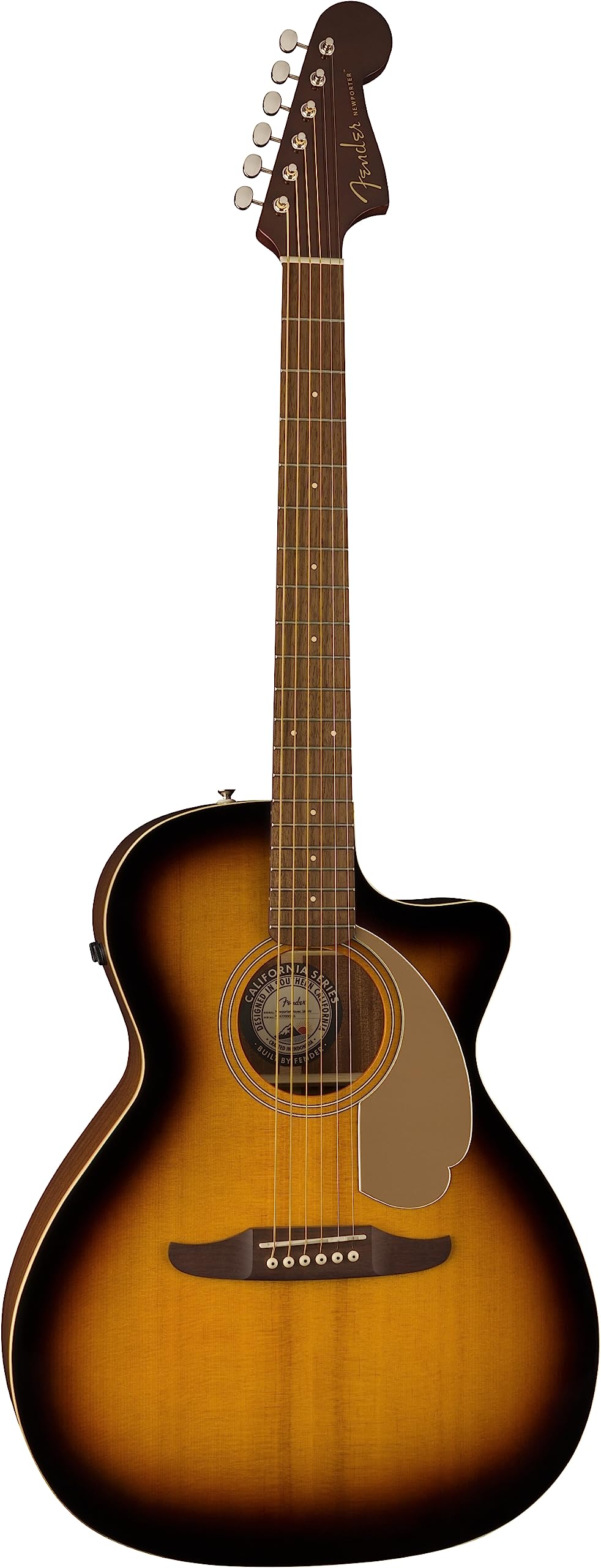Amazon | Fender フェンダー エレアコギター Newporter Player, Walnut