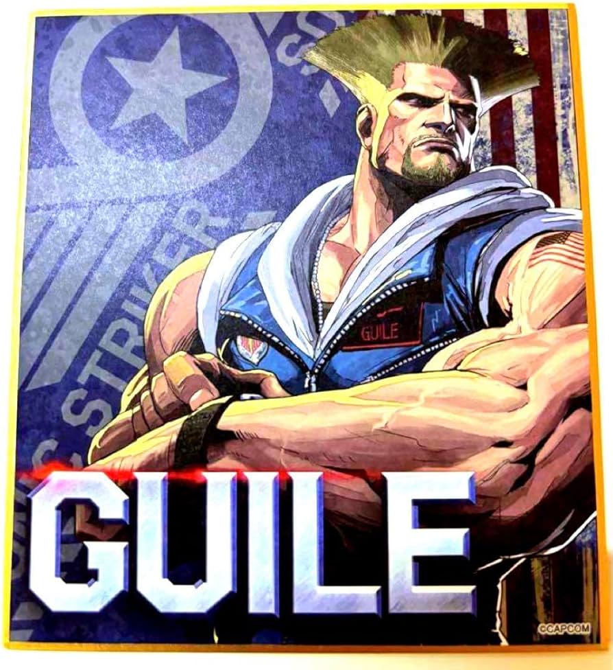 Amazon.co.jp: ストリートファイター 6 スト6 一番くじ ガイル 色紙