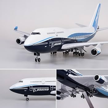 Amazon | 18.5インチ 1:150 スケール 模型飛行機 プロトタイプ B747