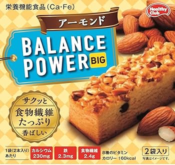 Amazon.co.jp: ハマダコンフェクト バランスパワービッグ アーモンド2