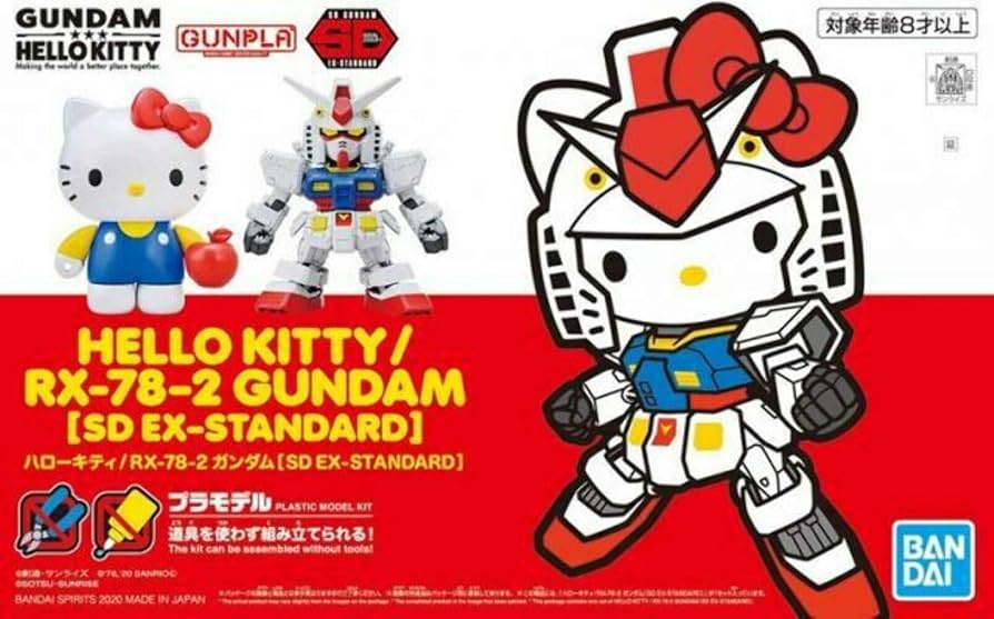 Amazon | SDガンダムEXスタンダード ハローキティ/RX-78-2 ガンダム
