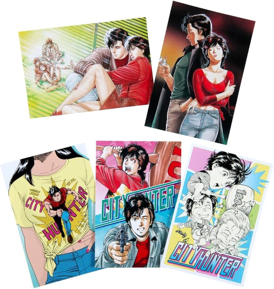 Amazon.co.jp: シティーハンター /原作版ポストカード5枚セット(冴羽