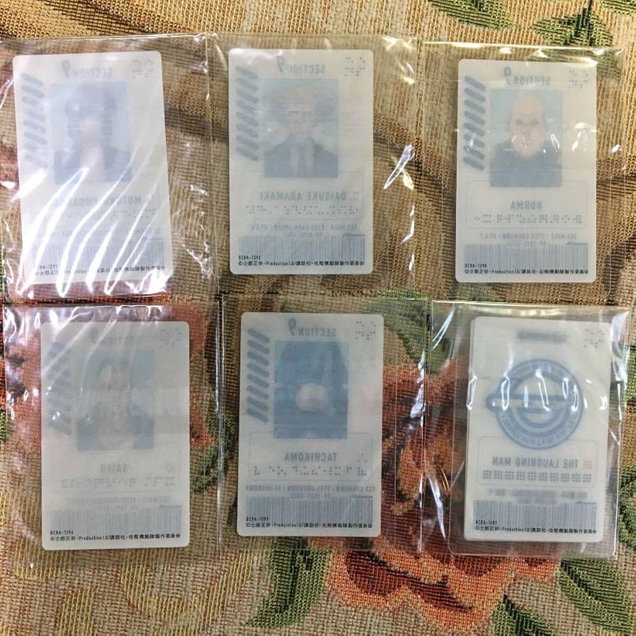 Amazon.co.jp: 攻殻機動隊 IDカード 草薙素子タチコマ他 6枚セット