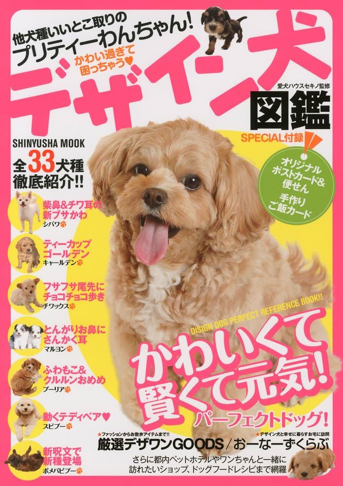 Amazon.co.jp: デザイン犬図鑑 (晋遊舎ムック) : 愛犬ハウスセキノ: 本