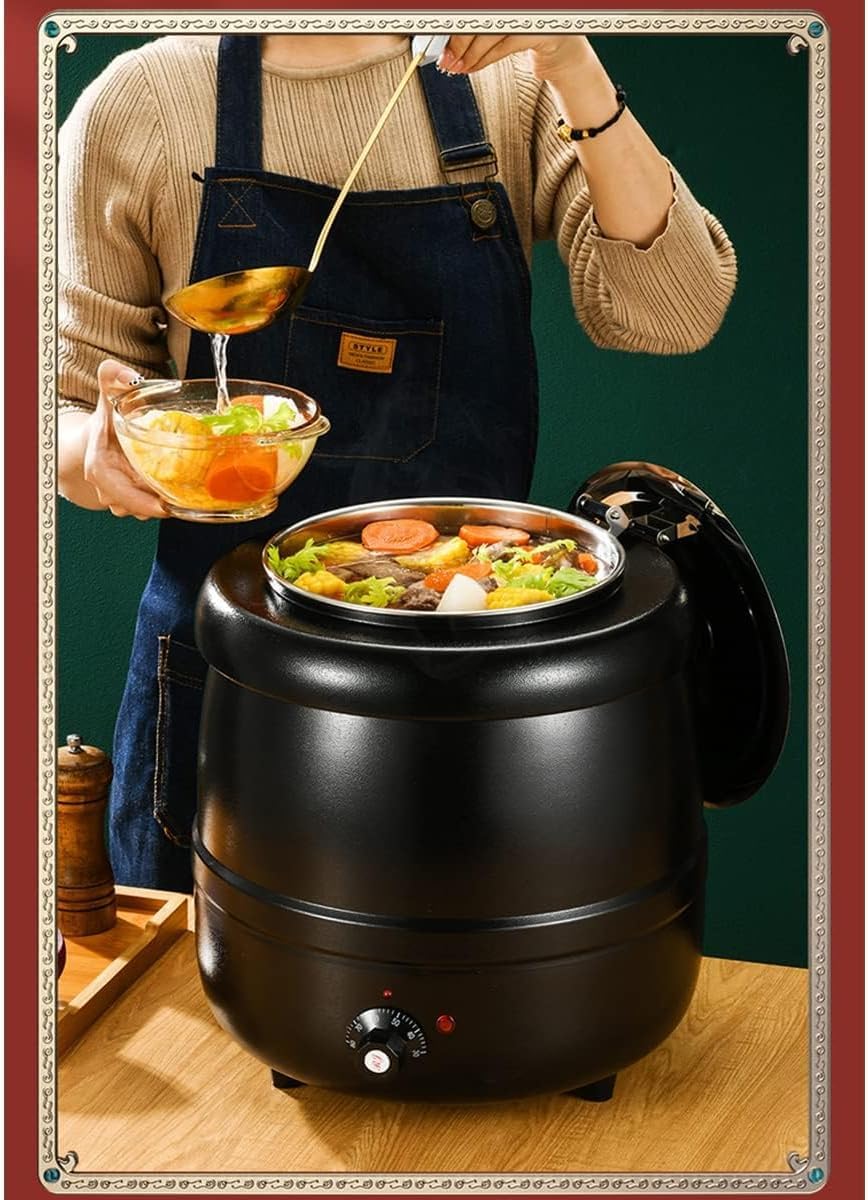 Amazon | スープジャー 業務用10L食品用スープ釜ウォーマー, 味噌汁