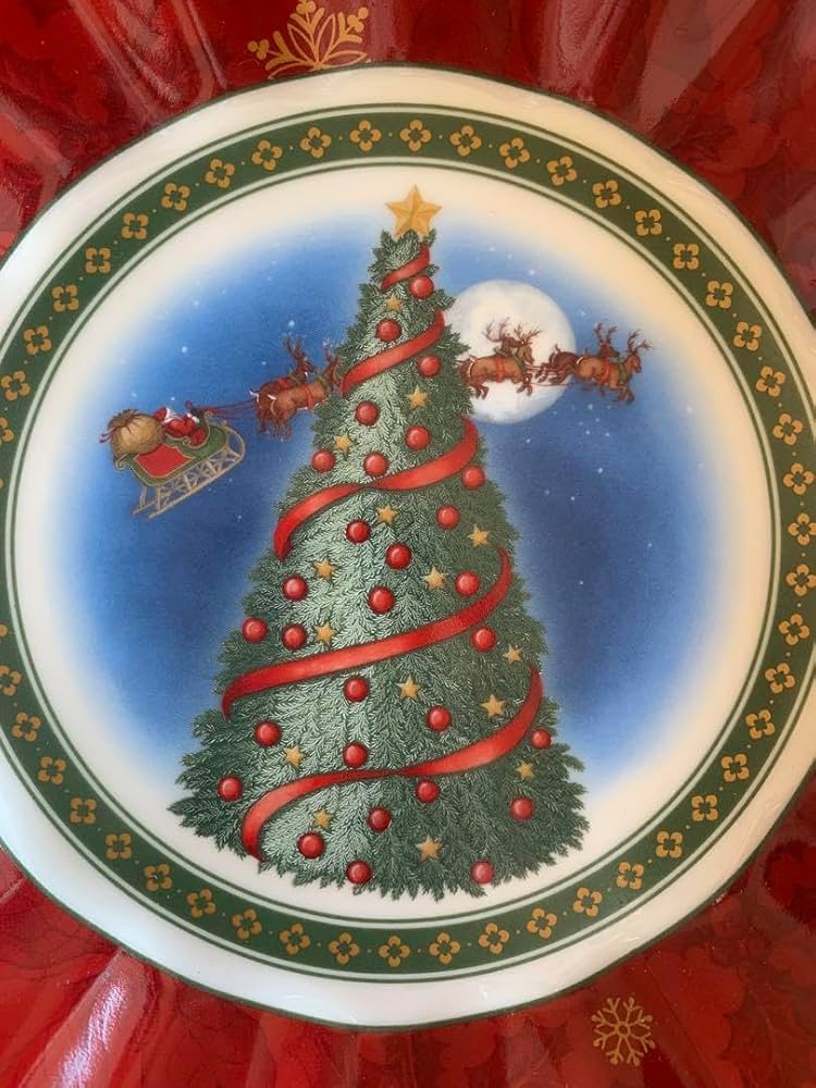 Amazon.co.jp: ビレロイアンドボッホ クリスマス プレート 25cm