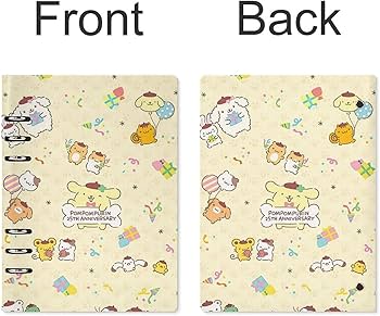 Amazon.co.jp: ポムポムプリン ルーズリーフ 手帳 システム手帳 6穴