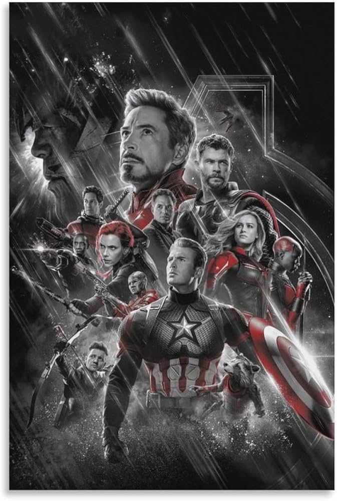 Amazon.co.jp: アベンジャーズ エンドゲームの壁掛けアートポスター