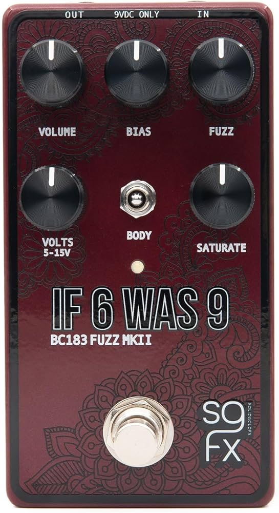 Amazon.com: SolidGoldFX If 6 was 9 MKII Fuzz/Distortion Pedal