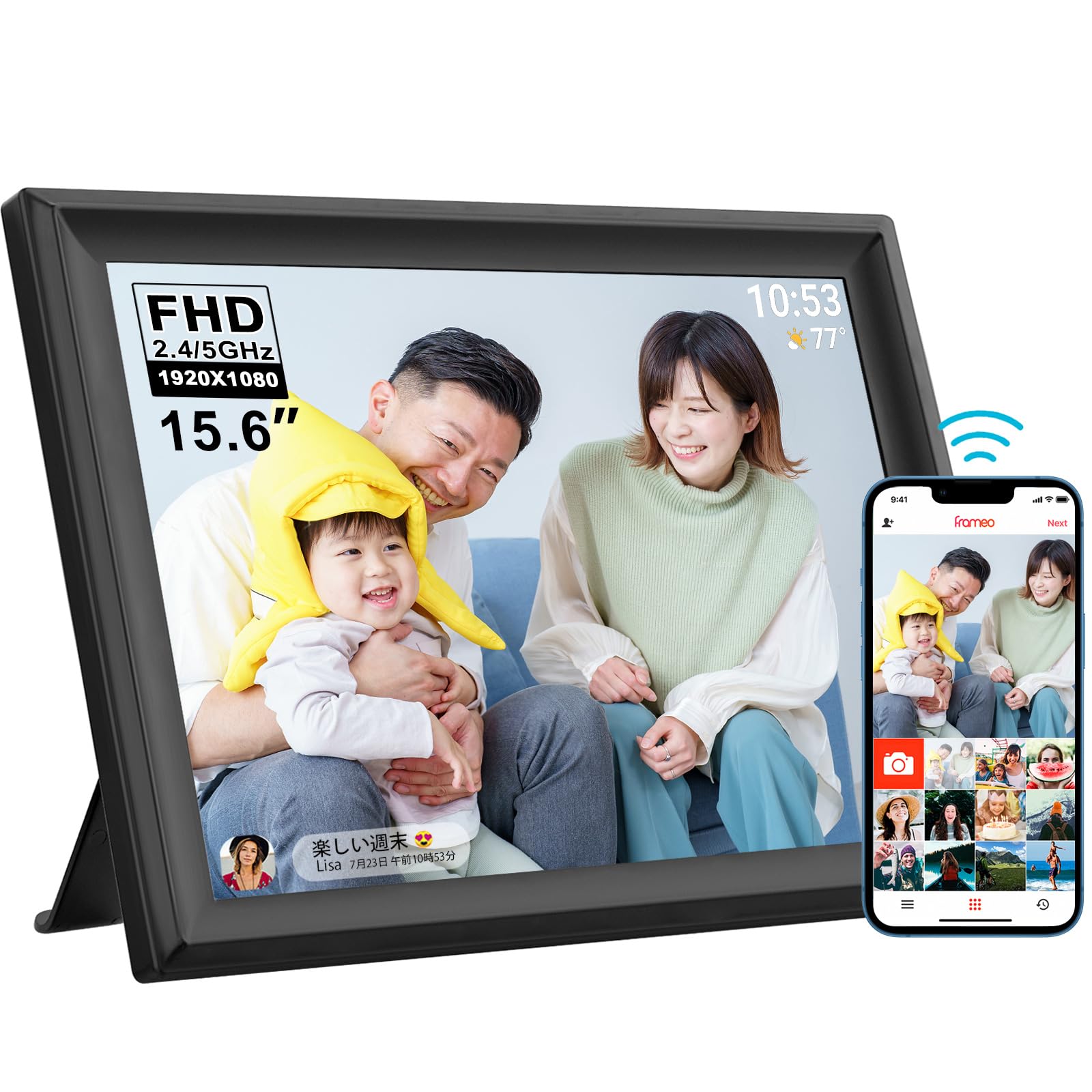 Amazon.co.jp: 64GB 15.6インチFRAMEOデジタルフォトフレーム