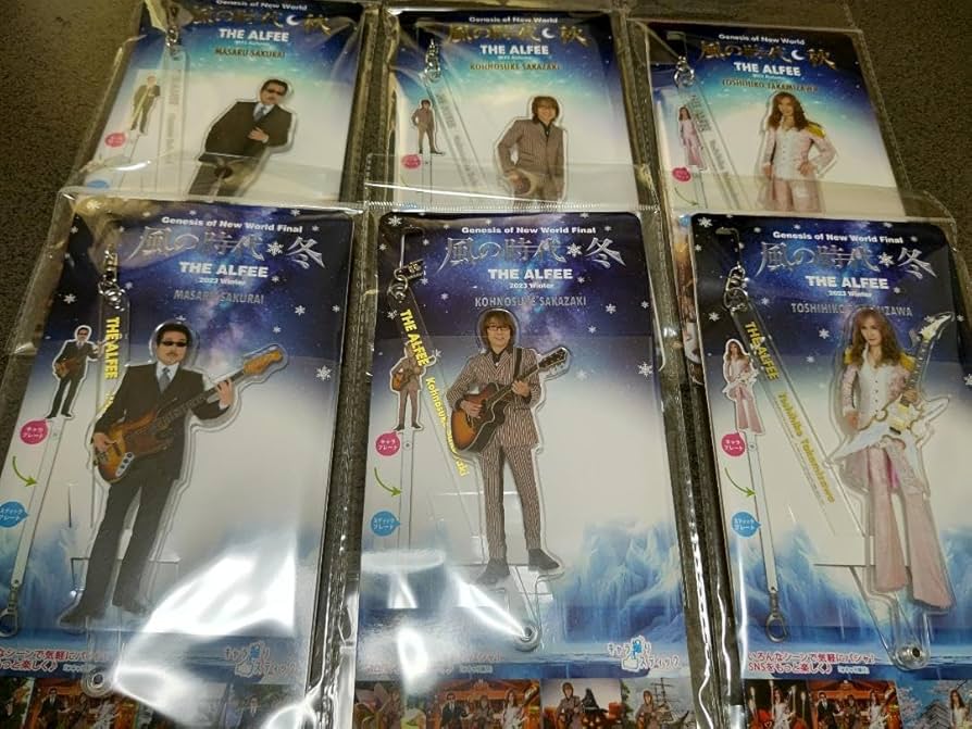 Amazon.co.jp: THE ALFEE アクリルスティック 6種類セット アクスタ