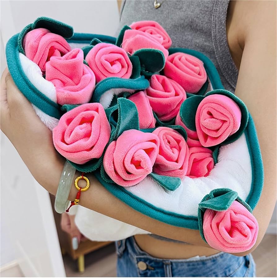 Amazon｜完成した花のバラの花束ブランケット、バラのブランケット