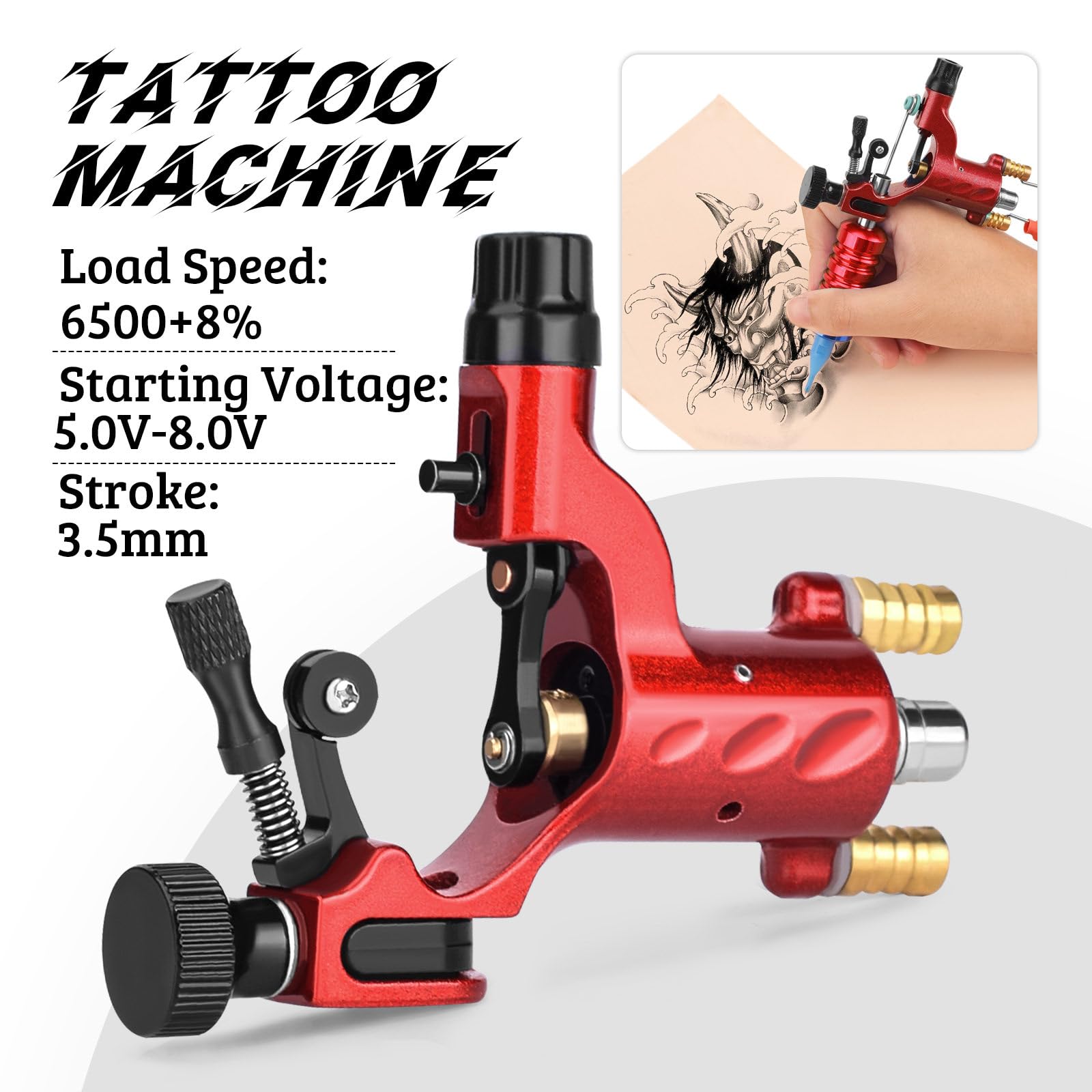Amazon.com: Rotary Tattoo Machine Gun, ATOMUS Tattoo Liner Shader