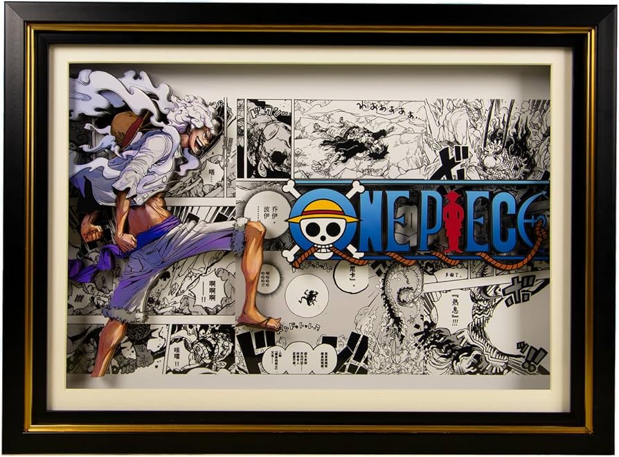 Amazon.co.jp: [SHAPLE] ONE PIECE 周辺 ワンピース 3D 立体画 掛け絵