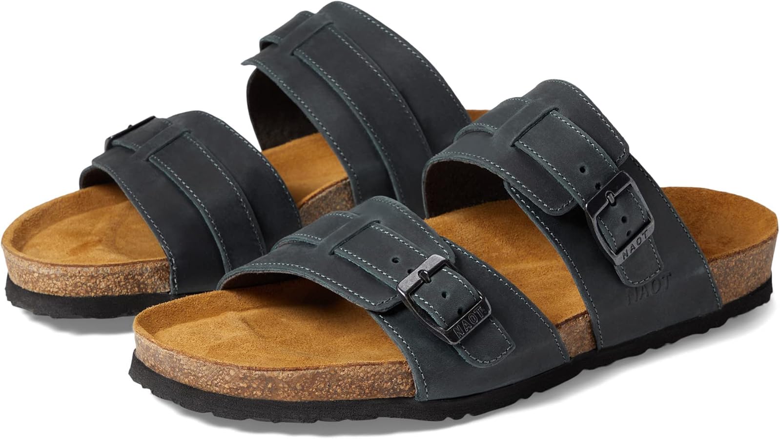 Amazon.com | NAOT Men's Santa Cruz Sandal Oily Shadow Nubuck 9 M