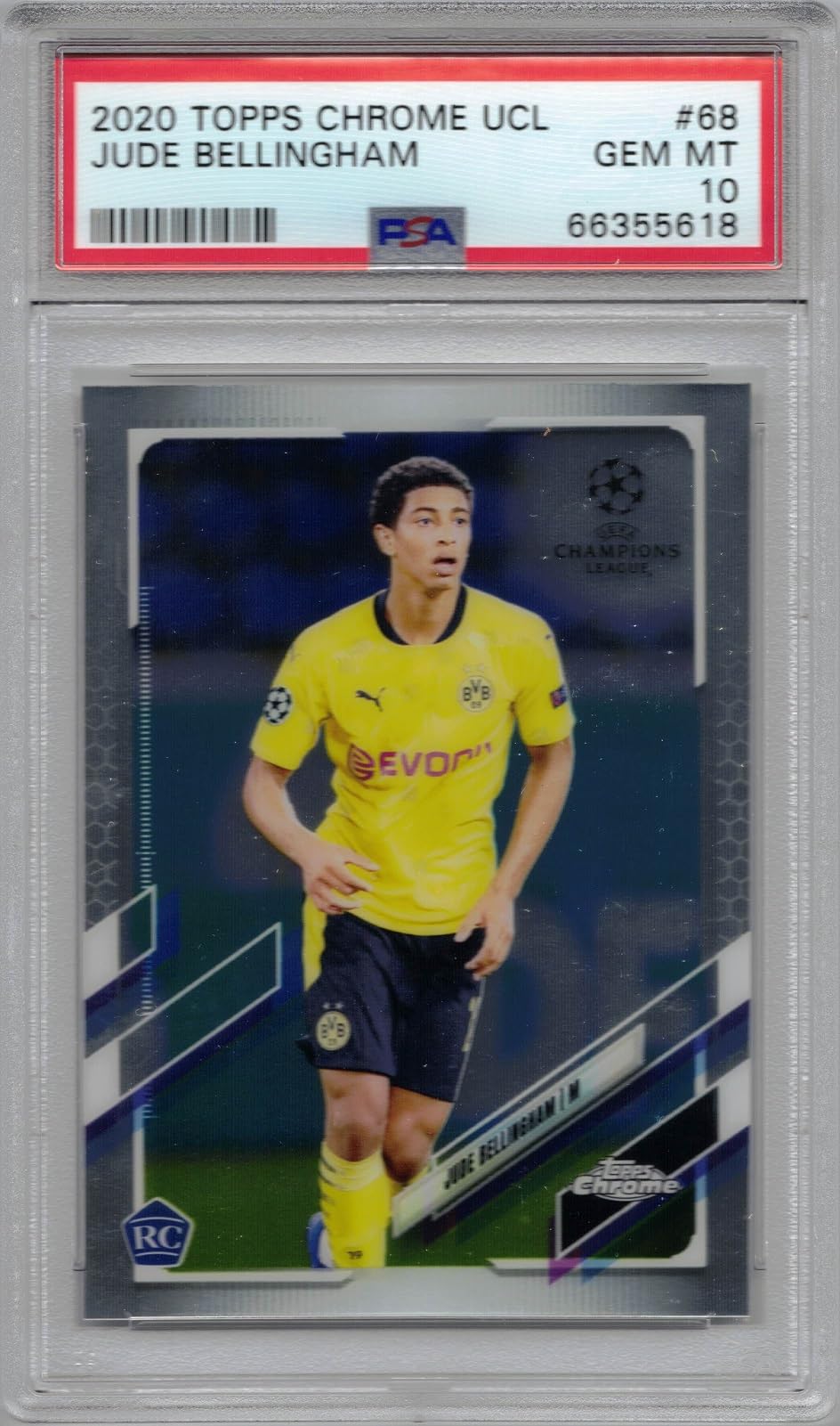 Amazon.com: 2020-21 Topps Chrome UCL Soccer #68 Jude Bellingham