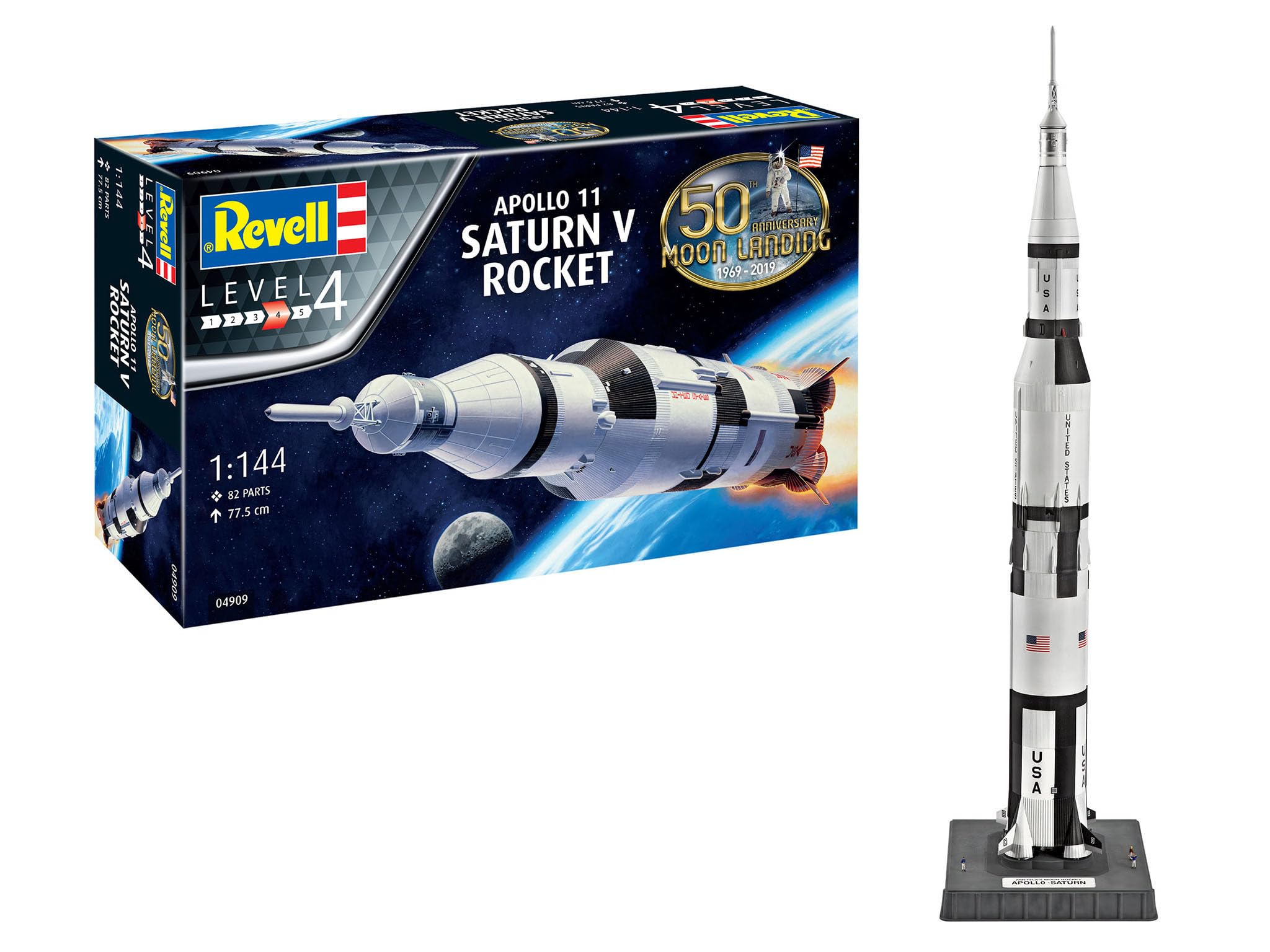 Amazon | ドイツレベル(Revell) 1/144 サターン V ロケット 04909