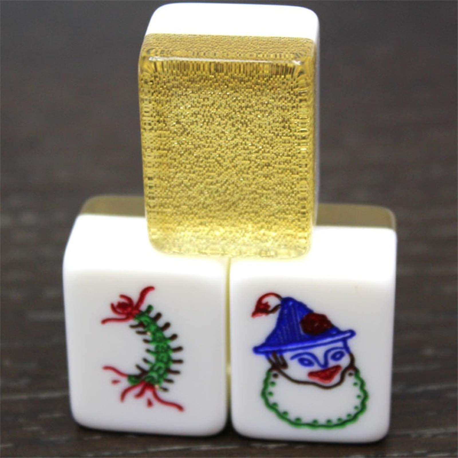 Amazon | 156Pcstiles / Setシンガポールマレーシア麻雀37Mm猫、マウス