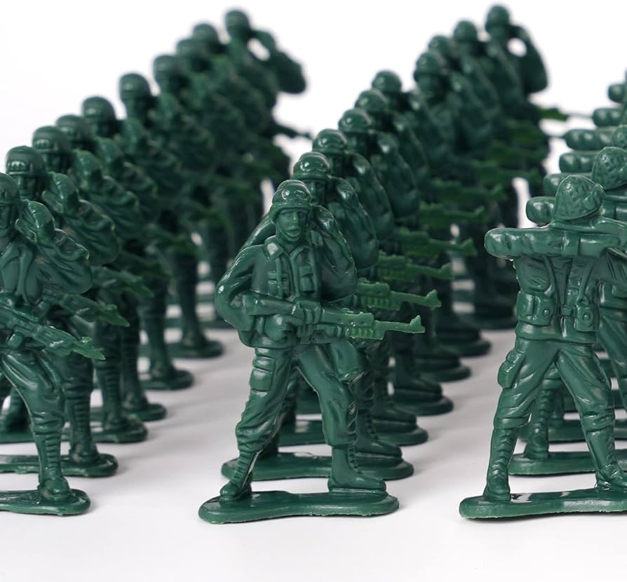 Amazon | Wankko 2-Inch Plastic Army Men Action Figures, 10 Unique