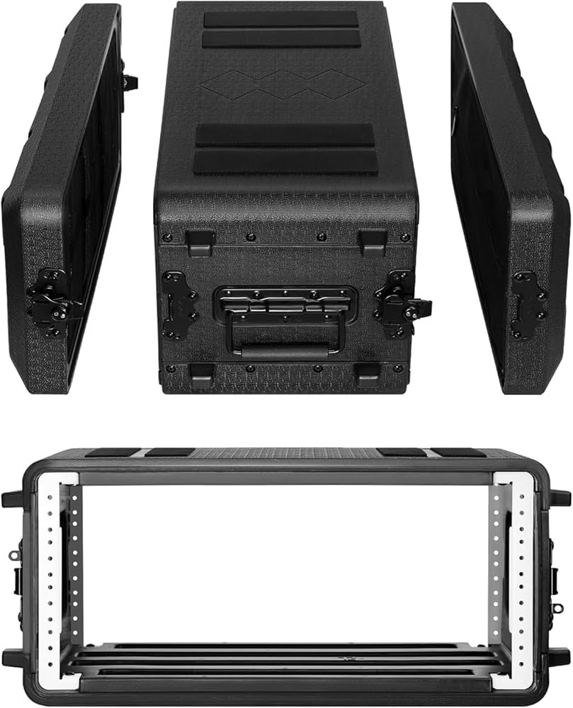 Amazon.co.jp: ECGOIOE 4U ラックケース 浅い深さ12インチ、19インチ