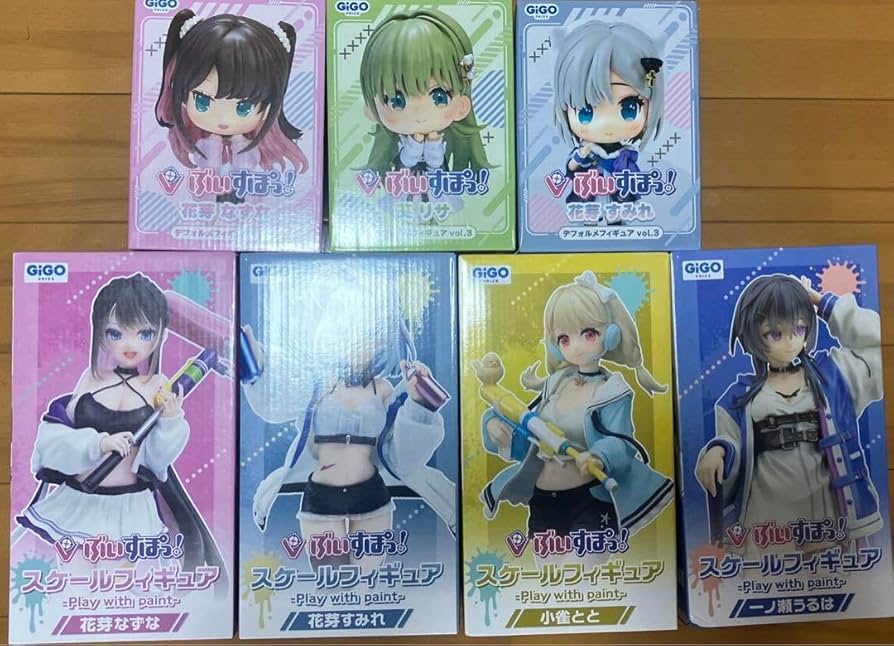Amazon.co.jp: GIGO限定 ぶいすぽっ フィギュア 7種セット : おもちゃ
