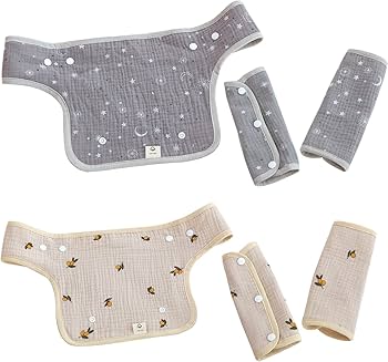 Amazon | 抱っこ紐よだれカバー 胸当てよだれパッド 6枚セット 綿