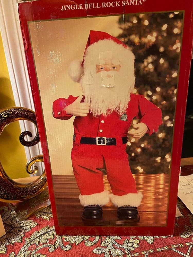 Amazon.com: Jingle Bell Rock Santa Musical Christmas Santa
