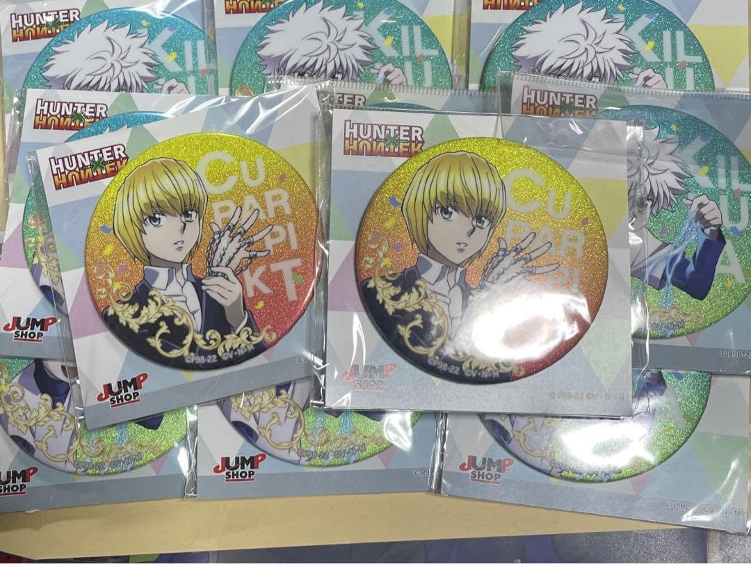 Amazon.co.jp: HUNTER×HUNTER グリッター缶バッジ キルア9個 クラピカ2