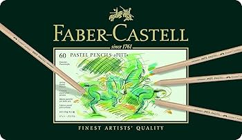 Amazon.com: Faber-Castell Pitt® Pastel Pencils - Tin of 60