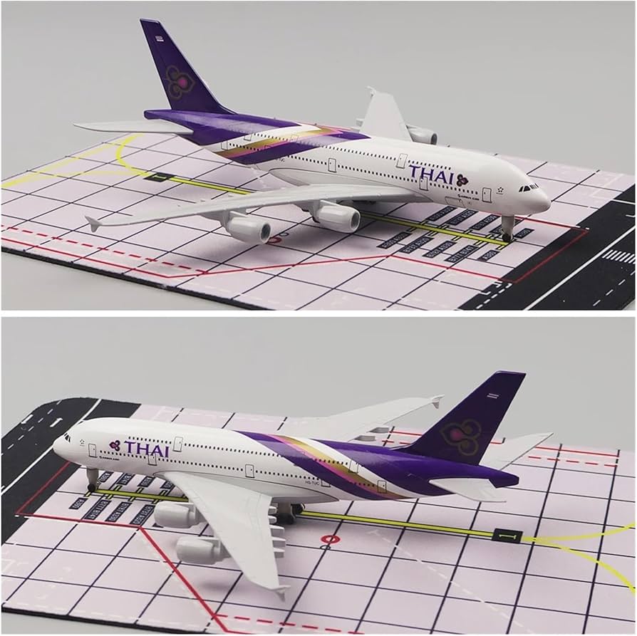 Amazon.co.jp: 模型飛行機 タイ航空 A380 合金素材 航空