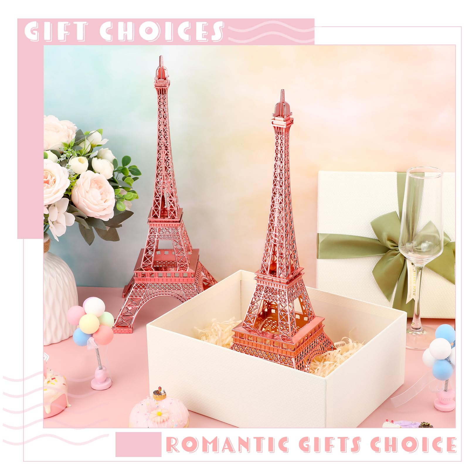 Amazon.co.jp: Therwen エッフェル塔 メタル パリ エッフェル塔 置物