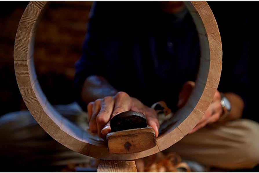 Amazon.co.jp: 木曽さわらの厚口飯台 寿司桶・飯切 業務サイズ 大きい