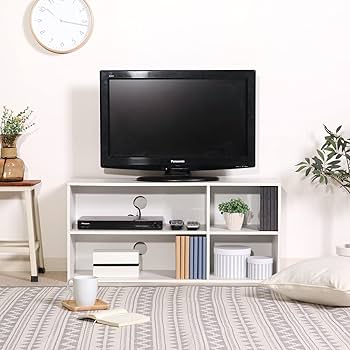 Amazon｜不二貿易(Fujiboeki) TVラック テレビ台 幅89×奥行29.5×高さ