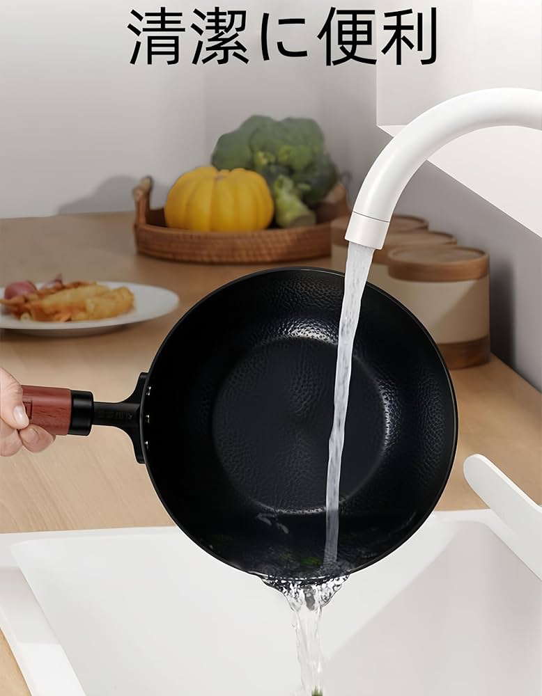 Amazon | フライパン 中華鍋 16-22cm 深型 +ステンレスガラス蓋 IH