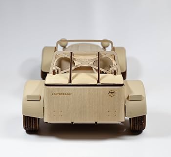 Amazon | ESTON Craft 木製模型 組立キット ケータハム セブン 1:10