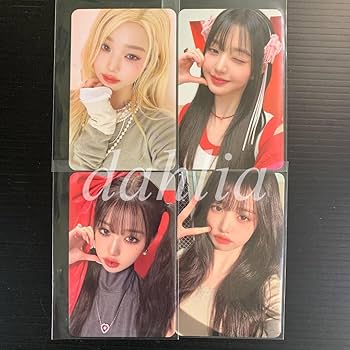 Amazon.co.jp: IVE I'VE MINE ウォニョン トレカ 封入 4種 コンプ