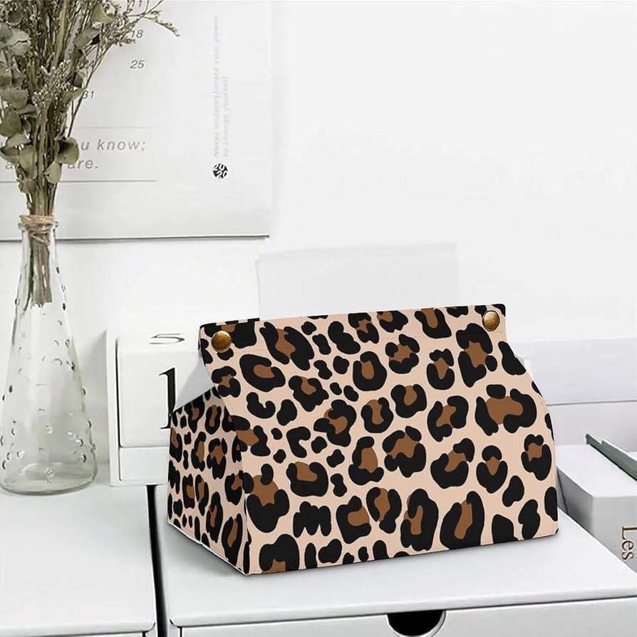 Amazon｜ティッシュケース 豹柄 ヒョウ柄 ティッシュボックス